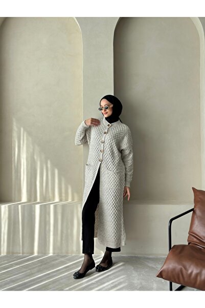 NEW DAĞ Honeycomb Knit Tirko Cardigan