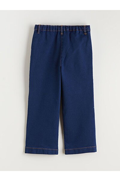 LC Waikiki Lcw Kids Floral Embroidered Girls' Jean Pants