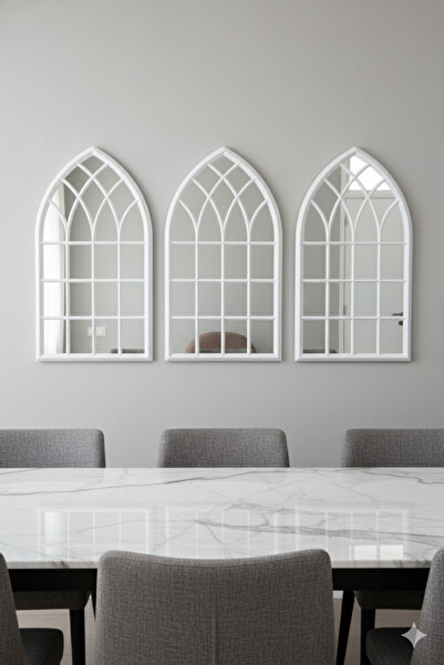 Generic Elegant mirror set with a luxurious frame, adding a touch of sophistication to any space. 92 x 51 cm