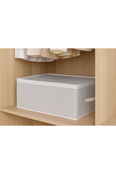 KRAFTELLA Baza ve Gardırop İçi Çizgili Hurç – Fermuarlı Düzenleyici Organizer