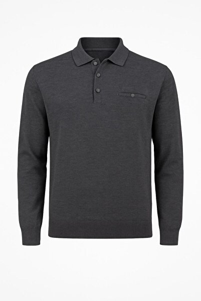 SİMENTİ Πουλόβερ Regular Fit με λαιμόκοψη πόλο Σελανίκη - 7414