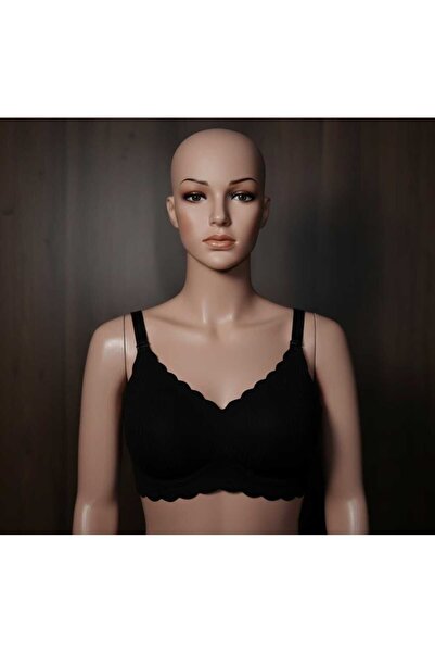 lucien vela حمالة صدر يومية بدون أسلاك مبطنة ناعمة بحزام عريض ومضلع