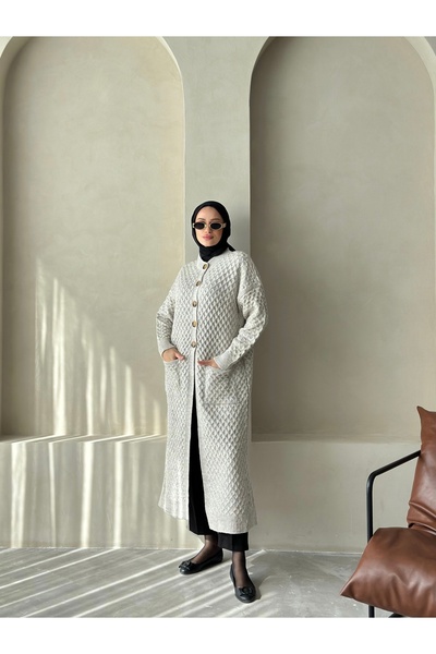 NEW DAĞ Honeycomb Knit Tirko Cardigan