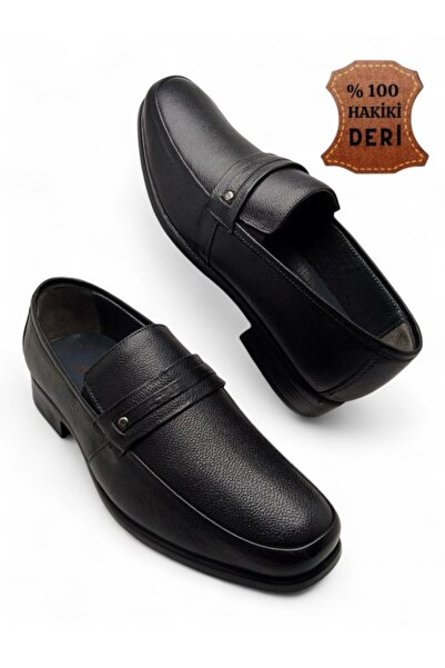 MAGIC SHOES Men's Inner Outer Genuine Leather Ultra Comfortable Orthopedic Sole Lightweight m Transitional Black Daily Classic Shoes