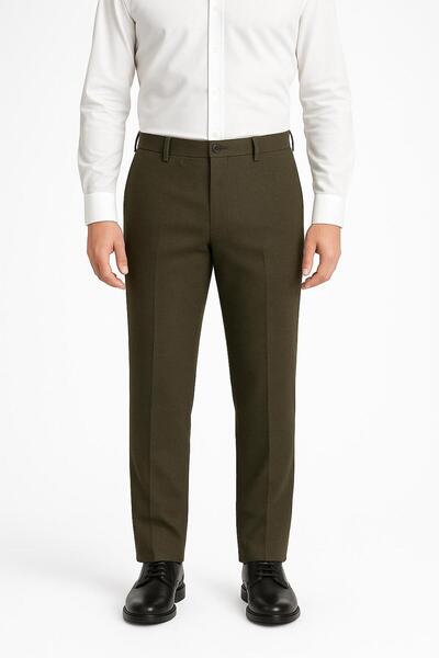 CLASSİCS MEN Captiva Classic Fit Stretch Fabric Men's Canvas Pants - 7413