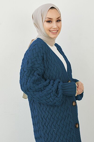 NEW DAĞ Плетена жилетка с копчета