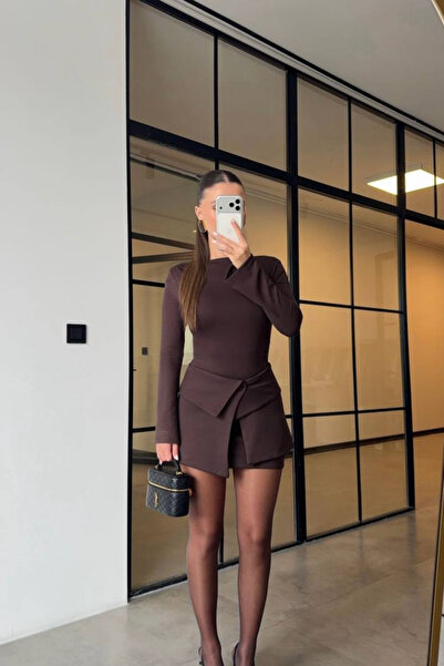 Love Fab Μίνι φόρεμα με λαιμόκοψη και φούστα 2 τεμαχίων