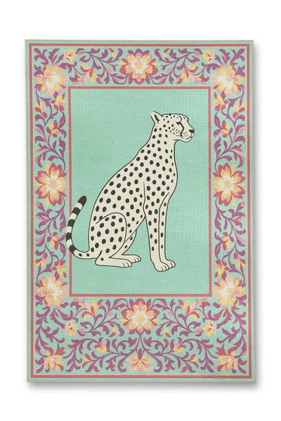 Rugs Modern Halı MOSSO Μπλε Μωβ Αποχρώσεις Εθνικά Λουλούδια με Σχέδιο Υφαντή ...