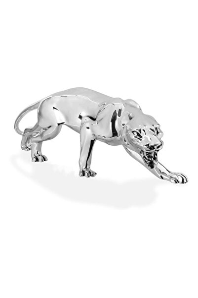 Moda Argenti Decoration 35x12 Silver Panther