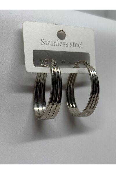 staınless steel أقراط مجوهرات فولاذية