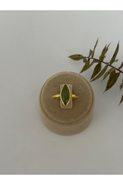 DURAN TAKI TASARIM Yeşim Taşı Gümüş Yüzük