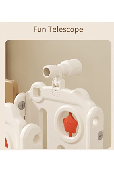 FULLJOY 3-in-1 Slide and Swing Set with Basketball Hoop for Kids, Indoor and Outdoor Playground Set for Toddlers