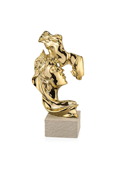 Moda Argenti Sculptură H28 Soți Decorațiune Aurie