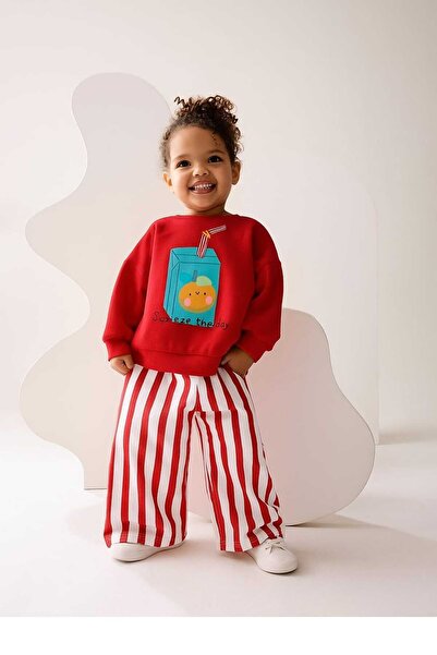 RONYPONY Girl's Casual Set - Trend Print 2-Piece Set