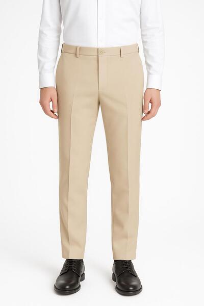 YAZI Vero Men's Regular Fit Cotton Fabric Trousers - 7436