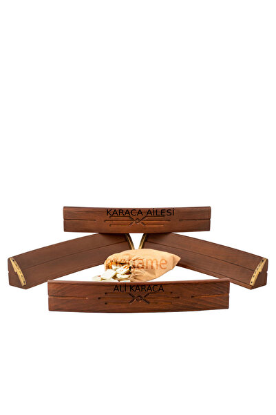 megame KİŞİYE ÖZEL Oval Okey Takımı, Doğal Ahşap Oval Okey Takımı (101 OKEY O...