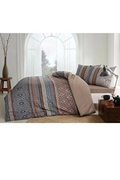 Taç Ranforce Arturo Taba Çift Kişilik Nevresim Takımı