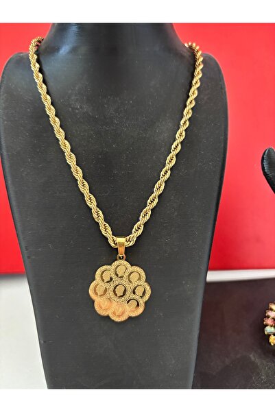 strabellaclothes Burgu zincirli celik kolye