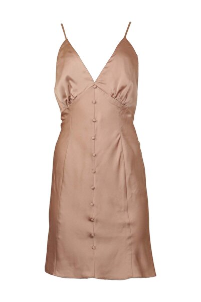 NASTY GAL Rochie Harper Pink - XXS, Roz, 100% Poliester