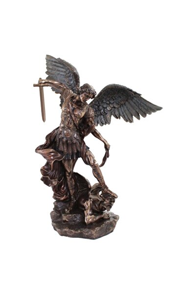 İTALFAMA Decorațiune din bronz Sfântul Mihail Arhanghel H53