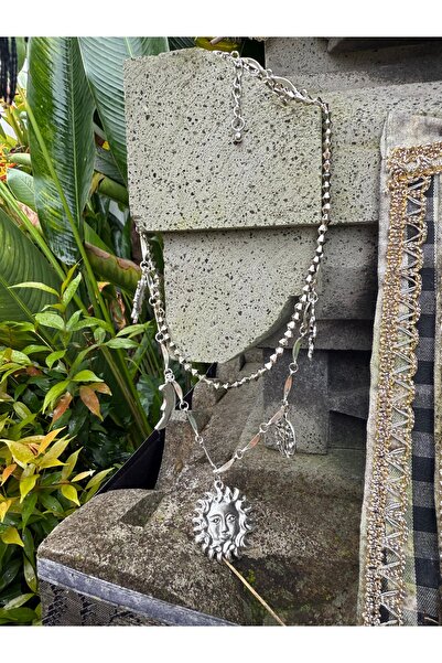 PALICE Silver Güneşli Kolye