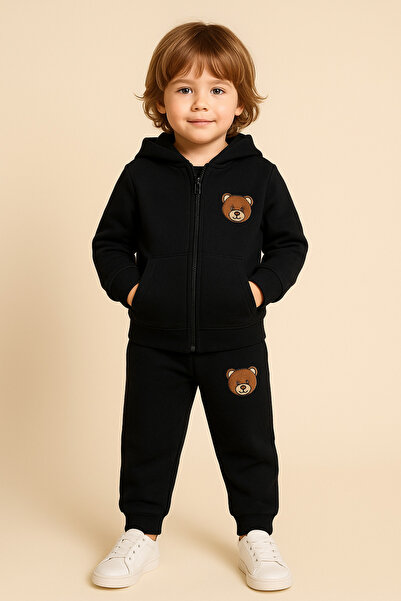 childbaby Παιδικό σετ αθλητικών φορμών με με κουκούλα φερμουάρ κάτω από το επ...