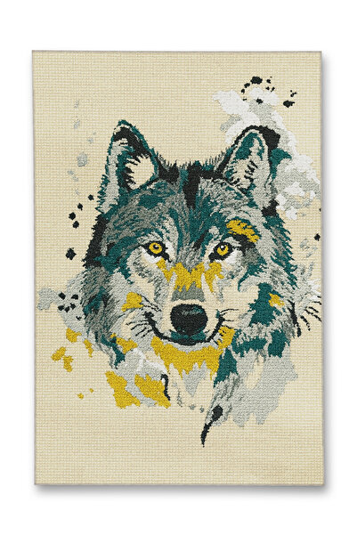 Rugs Modern Halı سجادة موسو زرقاء بنفسجية اللون بنمط زهور عرقية منسوجة بقاعدة...