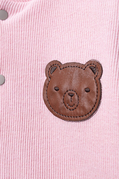 DIMPLE BABY Cotton Stretch Fabric Front Snap Fastener 4-Season Baby Set