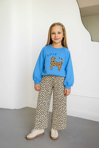 RONYPONY Girl's Casual Set - Trend Print 2-Piece Set