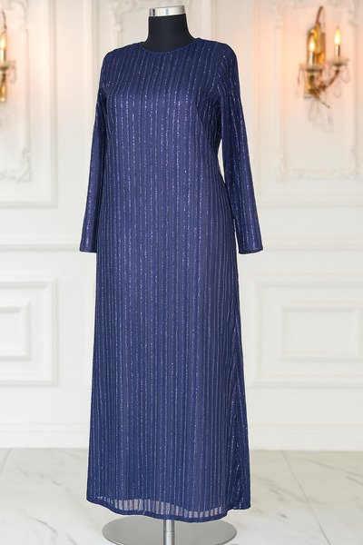 HESNA Plus Size Lined Mahi Lace Evening Dress