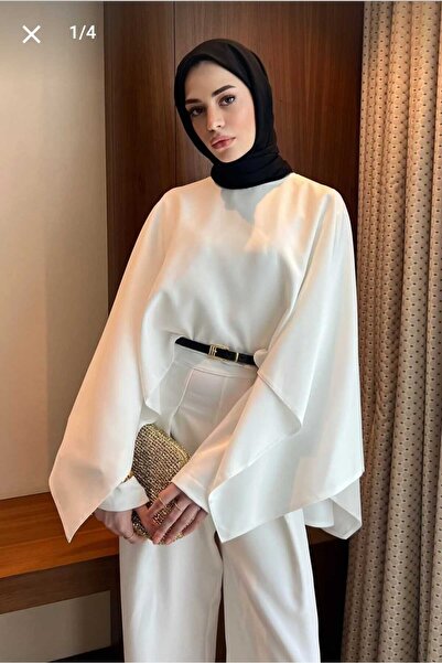 Modaulu Double Set Premium Hijab Jumpsuit with Cape