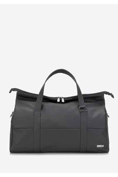 Wittchen Geantă de călătorie bărbătească din piele, Modern Gray - piele