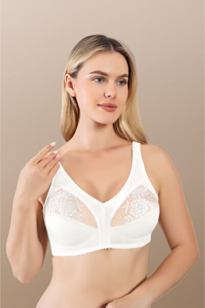 CSN CASANO Women's Underwire-Free (Wire-Free) Cupless Thick Strap Minimizer Shaping / Sculpting Bra