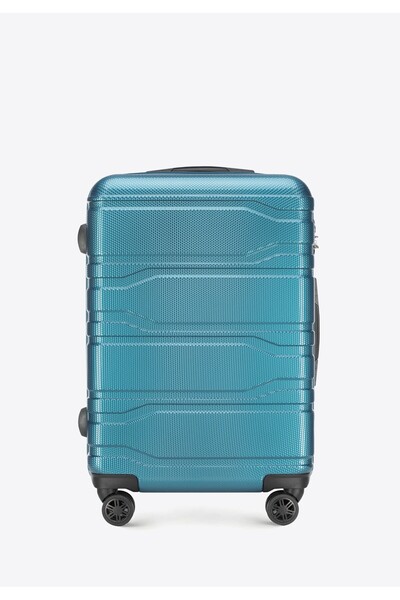 Wittchen Set de valize bărbătești din policarbonat albastru cu relief