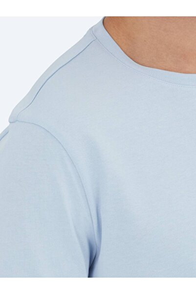 Kip Μπλουζάκι με μεσαίο μπλε λαιμόκοψη 100% βαμβακερό