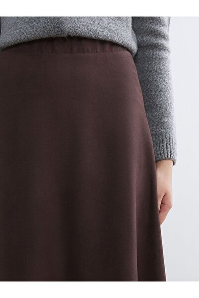 LC Waikiki Lcw Modest Elastic Waist Flared Skirt