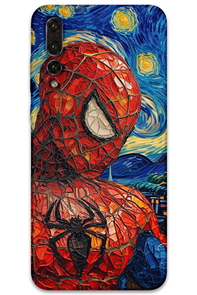 MRCİLETİSİM غطاء خلفي لهاتف هواوي P20 برو بنمط HD مطبوع - سبايدر مان