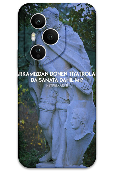 MRCİLETİSİM غطاء خلفي لهاتف Huawei Honor 400 Pro بنمط HD مطبوع - مسرح دوار