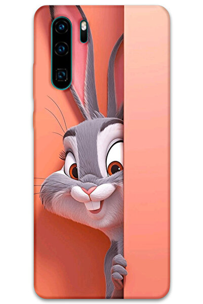MRCİLETİSİM غطاء خلفي لهاتف هواوي P30 Pro بنمط HD مطبوع - BugsBunny 2