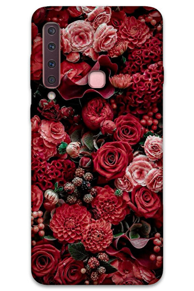 MRCİLETİSİM غطاء خلفي لهاتف سامسونج جالاكسي A9 2018 بنمط HD مطبوع - ورود