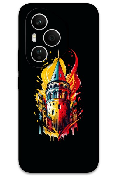 MRCİLETİSİM Huawei Honor 400 Pro Case Hd Pattern Printed Back Cover - Yellow ...