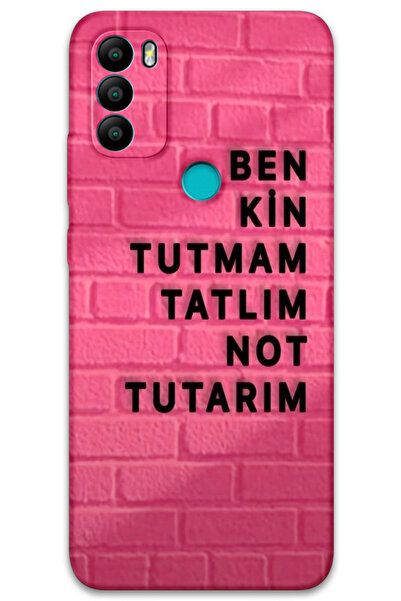 MRCİLETİSİM غطاء خلفي من جينرال موبايل GM 21 Plus بنمط HD مطبوع - لا يلتصق با...