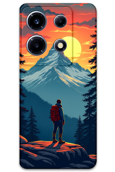 MRCİLETİSİM غطاء خلفي لهاتف انفينيكس نوت 30 VIP بنمط HD B مطبوع - ايفرست