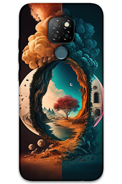 MRCİLETİSİM غطاء خلفي من جينرال موبايل GM 20 Case HD Pattern مطبوع - من الليل إلى القمر