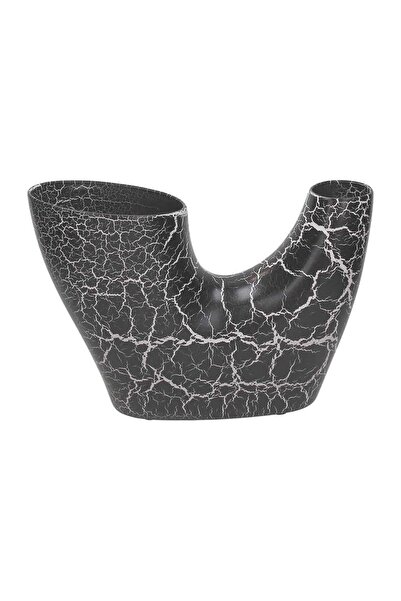 Andrea Fontebasso Vază ceramică Spider H25 cm negru/alb