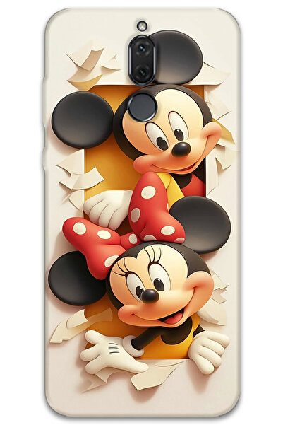 MRCİLETİSİM غطاء خلفي لهاتف هواوي ميت 10 لايت بنمط HD مطبوع - ميكي 2