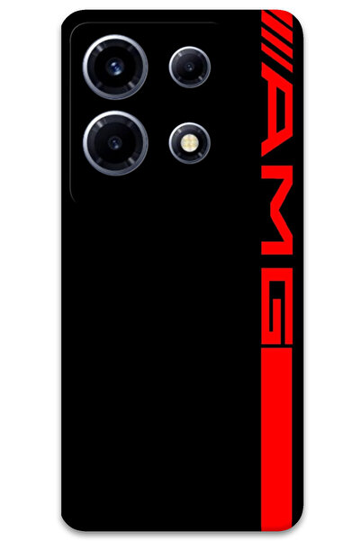 MRCİLETİSİM غطاء خلفي لهاتف انفينيكس نوت 30 VIP بنمط HD B مطبوع - AMG