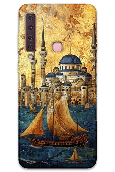 MRCİLETİSİM غطاء خلفي لهاتف سامسونج جالاكسي A9 2018 بنمط HD مطبوع - ييلنتيلي ...