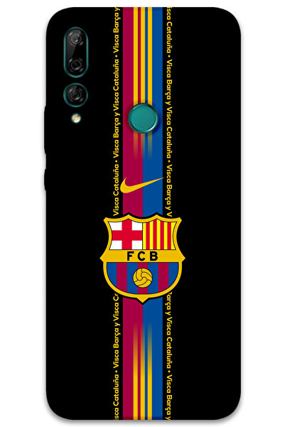 MRCİLETİSİM غطاء خلفي لهاتف هواوي Y9 برايم 2019 بنمط HD مطبوع - برشلونة