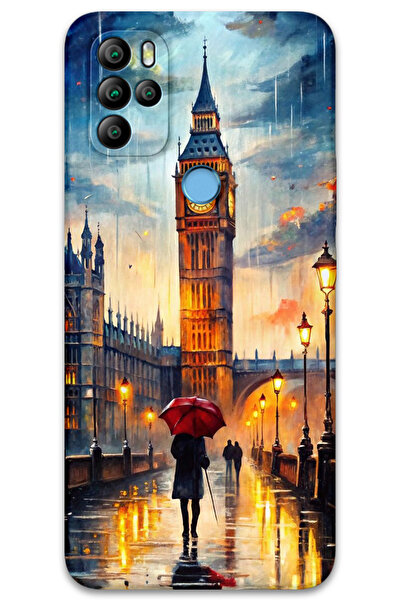 MRCİLETİSİM غطاء خلفي من جينرال موبايل GM 21 Pro Case HD Pattern مطبوع - برج الساعة